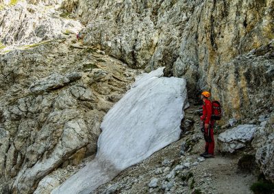 DOLOMITI. TUNELI RIFUGIO LAGAZUOI