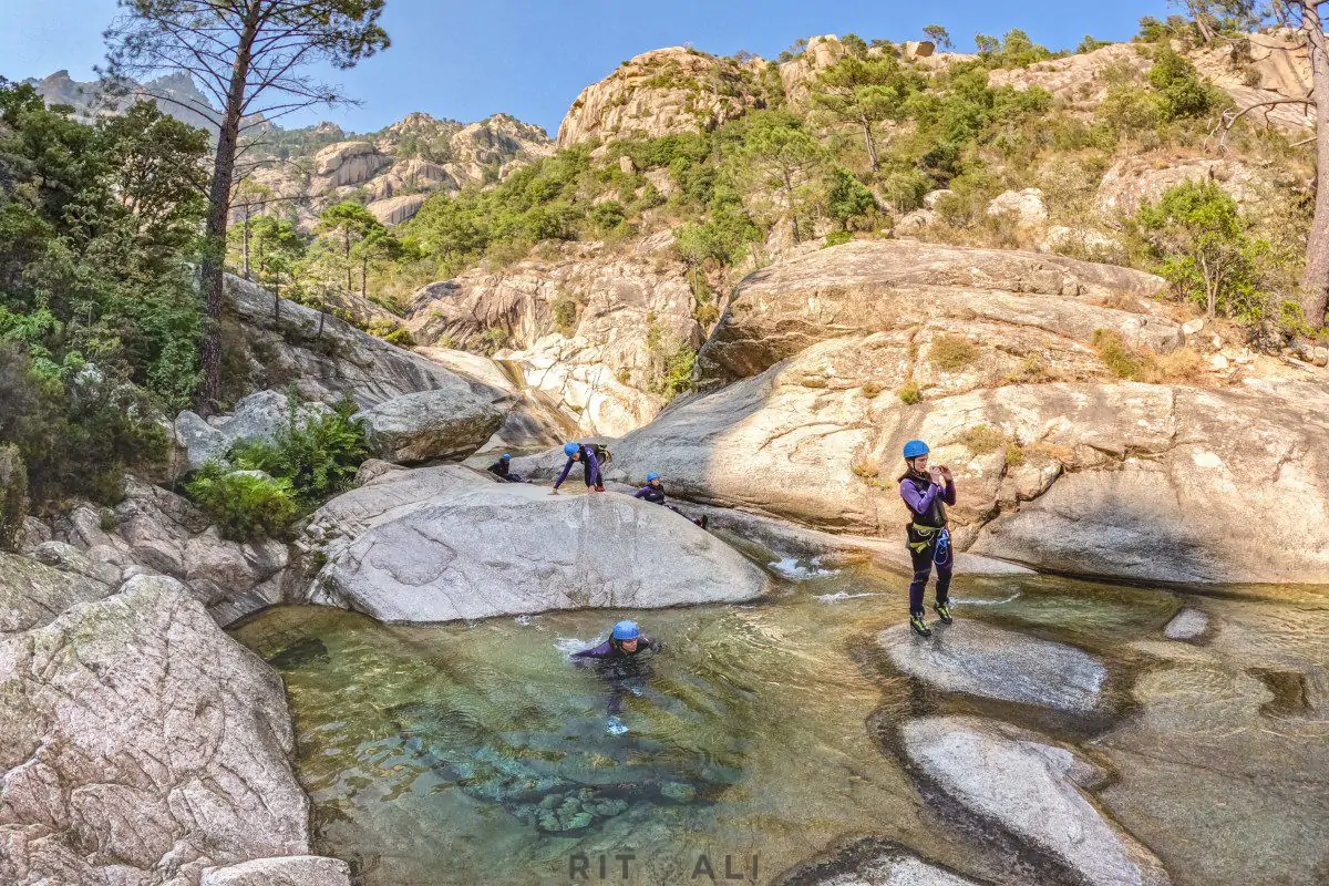 canyoning Corsica Purcaraccia